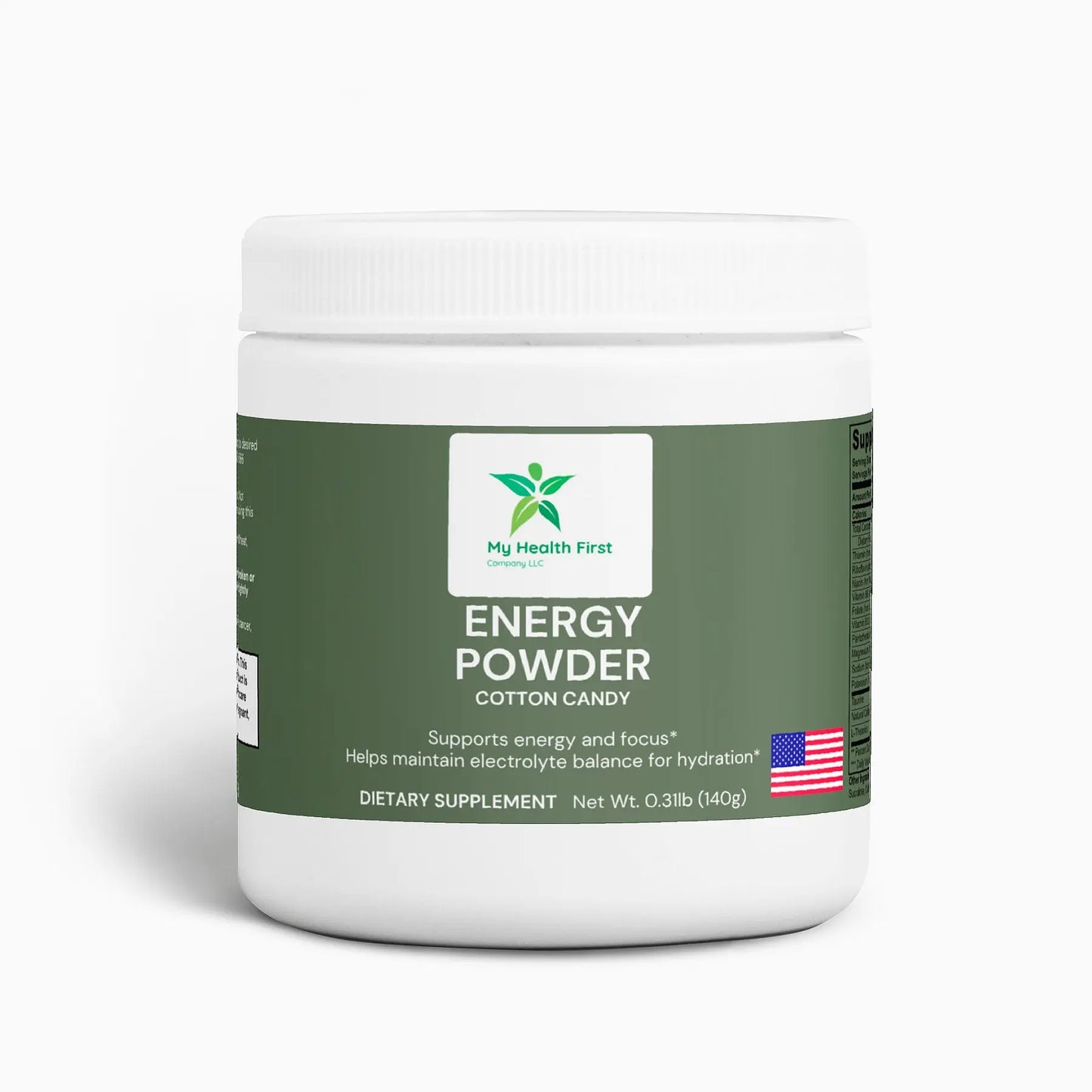 Energy Powder (Cotton Candy) My Health First Company LLC
