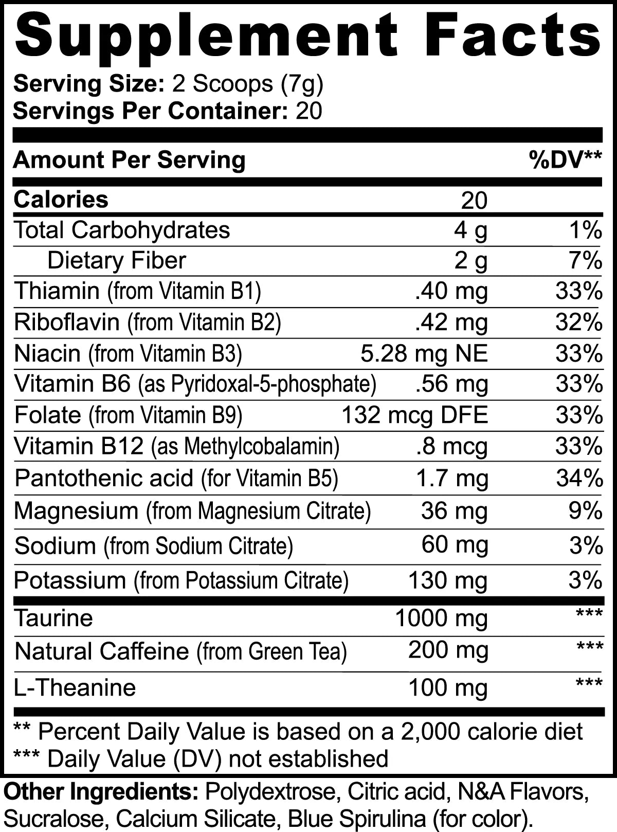 Energy Powder (Cotton Candy) My Health First Company LLC