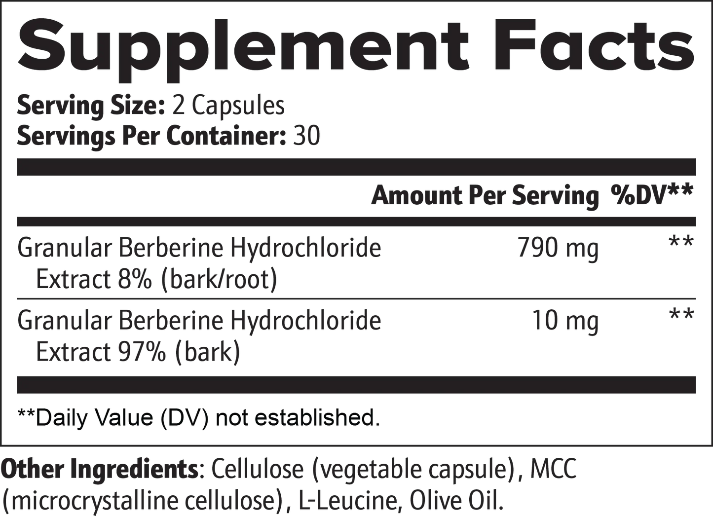 Berberine My Health First Company LLC